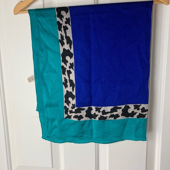 Anne Klein Vintage Silk Scarf - Picture 2 of 6